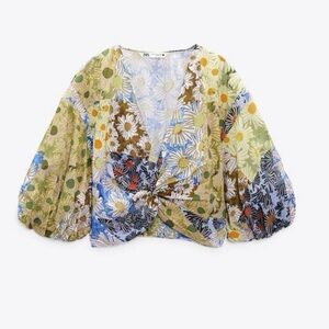 Zara Floral Women's Top